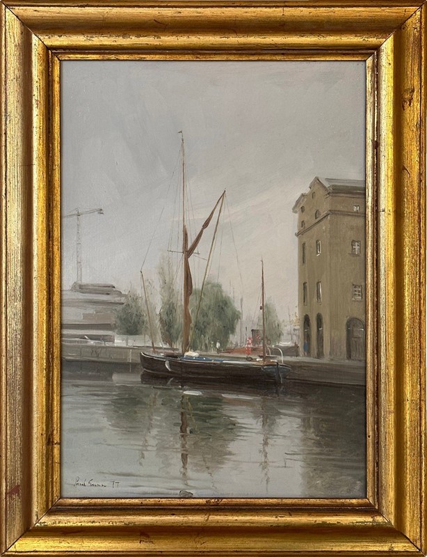 20th Century British School ' Thames Barge'-panter-hall-decorative-0-62028framed29-main-638005857310154648.jpeg