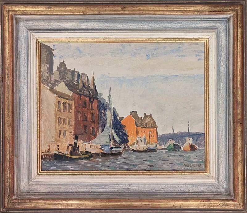 20Th Century Swedish School ‘Boats In The Harbour’-panter-hall-decorative-0-boats-in-the-harbour-framed-main-638197438104433796.jpeg