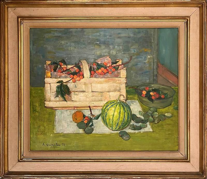 André Vignoles (1920-2017) ‘From The Garden’-panter-hall-decorative-0-sl-with-watermelon-1-main-638213258209030159.jpeg