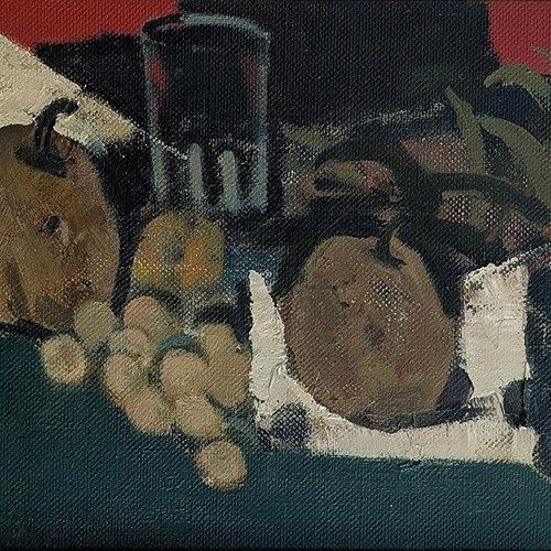 'Still Life With Grapes And Glass' By Ove Olson
