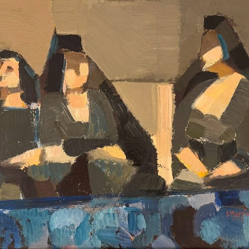 Hans Gustaf Ivar Morsing (1919-2009) 'Three Ladies Of Spain'