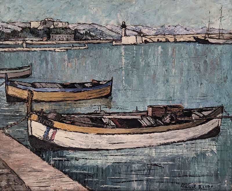20Th Century French School ‘Moored Boats’-panter-hall-decorative-1-28-unframed-main-638204695009074475.jpeg