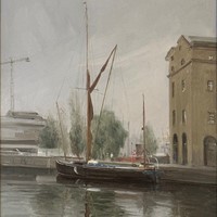20th Century British School ' Thames Barge'