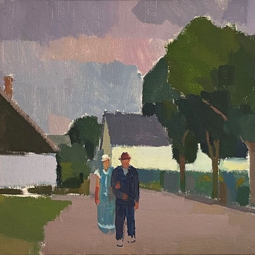 Richard Bjorklund (1897-1974) 'A Walk In The Country’
