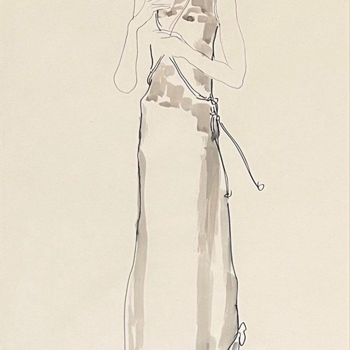 'Fashion Illustration III' By Brian Stonehouse MBE (1918-1998)