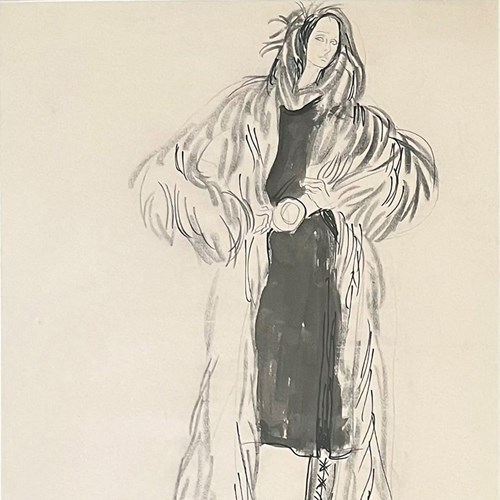 'Fashion Illustration II' By Brian Stonehouse MBE (1918-1998)