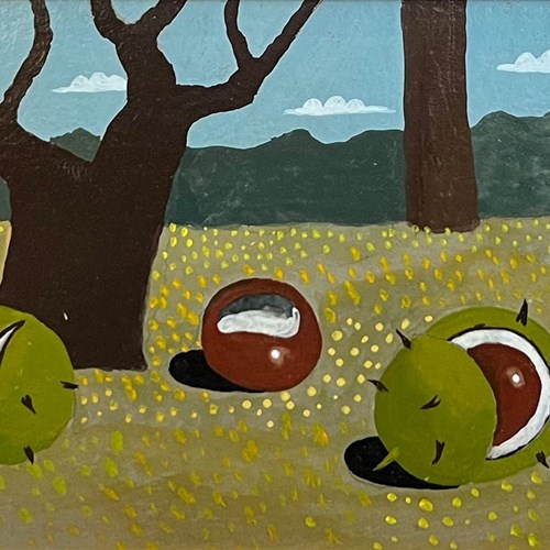 'Windfall Conkers' By Eric Cederberg (1897-1984)