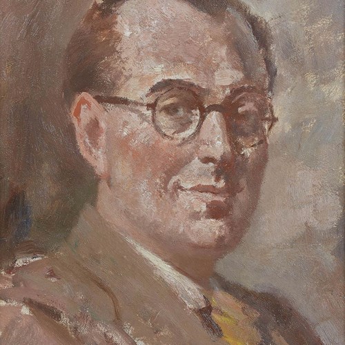 Edward Seago (1910-1974) 'Portrait Of Cyril Fletcher'