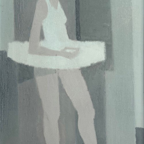 Fabien Lundqvist (1913-1989) 'Standing Ballerina In Grey'
