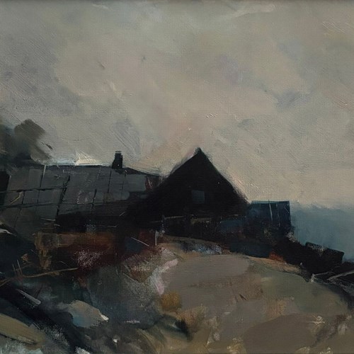 Fishing Village On A Headland
