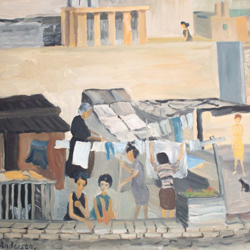 In A Mediterranean Town