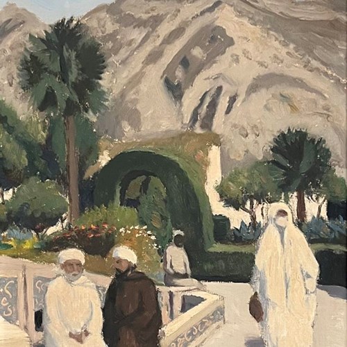Gösta Sundvall (1900-1957) ‘In A North African Garden’