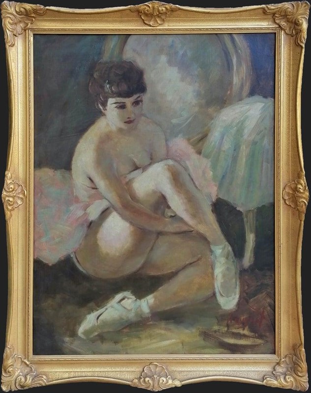 20th C Modern Swedish Artist ‘Seated Ballerina'-panter-hall-decorative-1-main-637485618183787163.jpeg