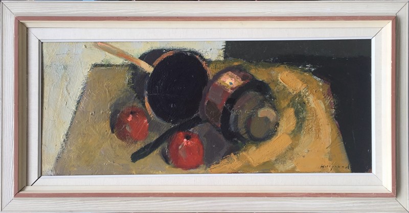 20Th C. Swedish Still Life With Pans And Apples-panter-hall-decorative-1-main-637489984425398037.jfif