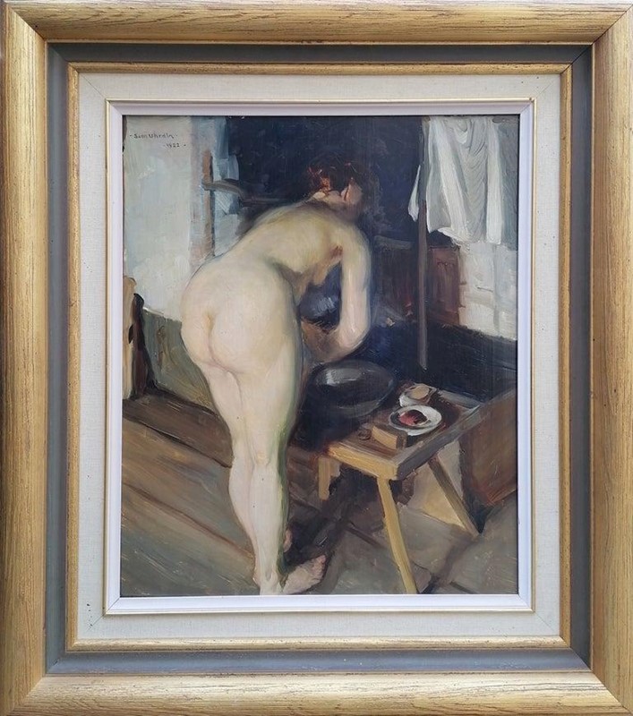 20th Century Swedish ‘Nude in the Studio, 1922’-panter-hall-decorative-1-main-637496913437168121.jpeg