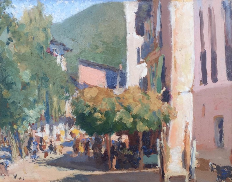 'A Sunny Day In The Pyrenees 1925', Anthony Gross-panter-hall-decorative-1-main-637596010797778304.jpg
