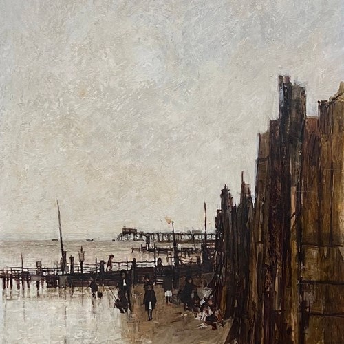 'Playing On The Shore' By Peter Brennan RBA (1926-94)