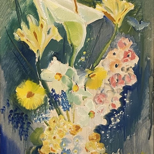 20Th Century Swedish School ‘Yellow Flowers’