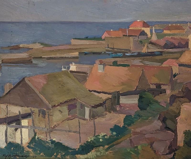 Richard Björklund (1897–1974) ‘Nordic Harbour’-panter-hall-decorative-1-unframed-main-638298669942396766.jpeg