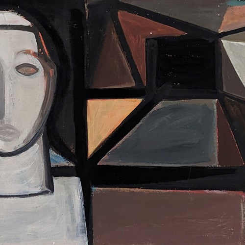 Still Life With Sculpted Head