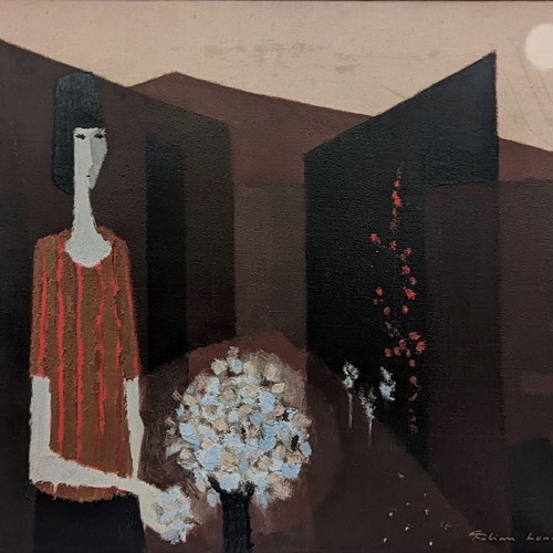 Fabian Lundqvist (1913 – 1989) 'Woman With Bouquet'