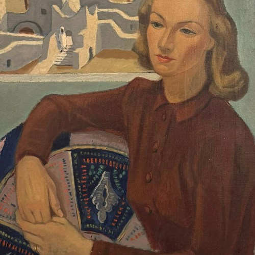 Jurgen Von Konow (1915-1959) 'Portrait Of A Lady In A Southern Capital, 1940-41'