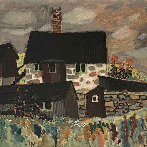 Jurgen Von Konow (1915-1959) 'Abandoned Farm, 1949'