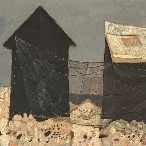 Jurgen Von Konow (1915-1959) 'Drying Nets'