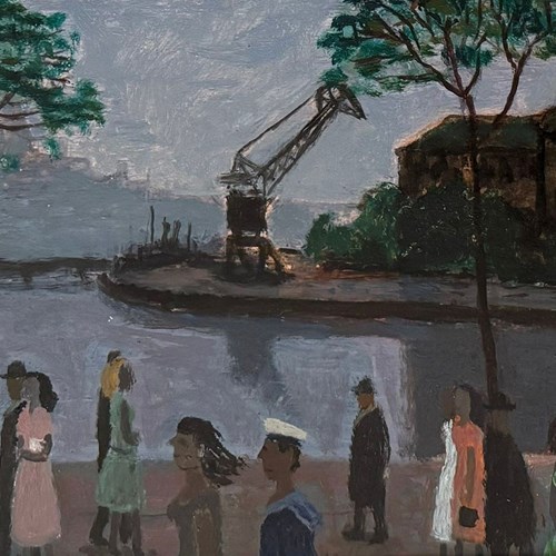 Jurgen Von Konow (1915-1959) 'Promenading, 1947'