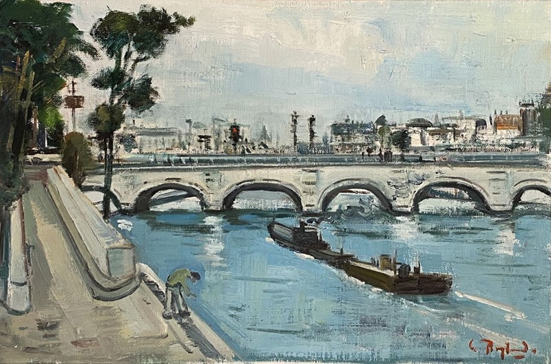 20th C Swedish School ‘A Bridge over the Seine’-panter-hall-decorative-2-bridge-2-2-main-637888980756038207.jpeg