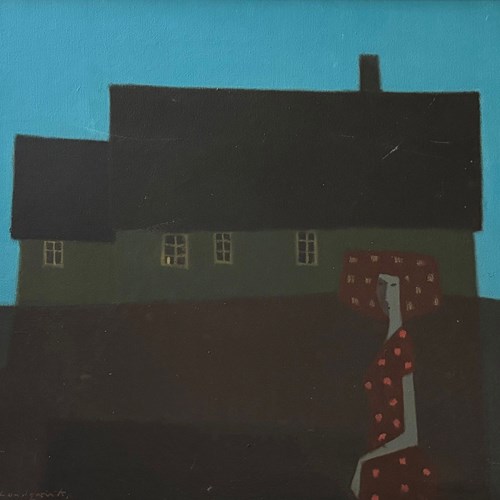 Fabian Lundqvist (1913-1989) 'Waiting At Twilight'