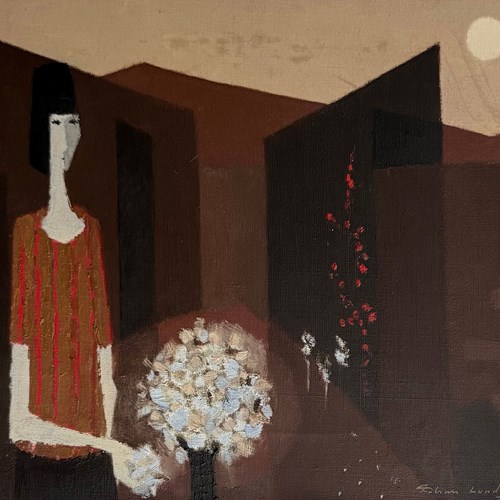 Fabian Lundqvist (1913–1989) 'Woman With Bouquet'