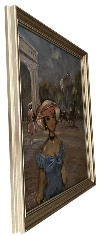 20Th C. Swedish School Female Figure In Paris'-panter-hall-decorative-2-female-figure-in-paris-4-main-638053488311110219.jpeg