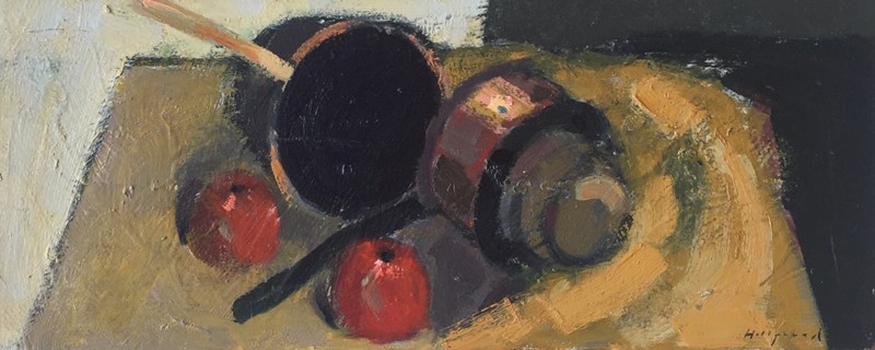 20Th C. Swedish Still Life With Pans And Apples-panter-hall-decorative-2-main-637489984326805021.jfif