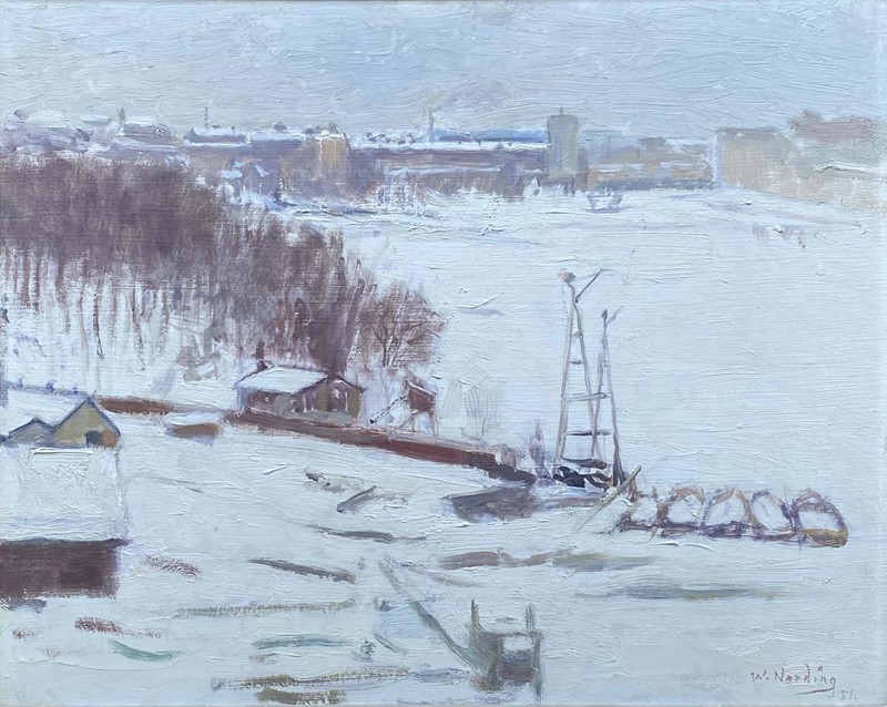 20th century Swedish School ‘Frozen River’ 1951-panter-hall-decorative-2-main-637517626356731959.jpg
