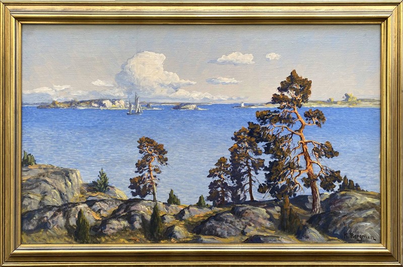 20Th C. Swedish School ‘Sea Through The Trees'-panter-hall-decorative-2-main-637611637936402066.jpg