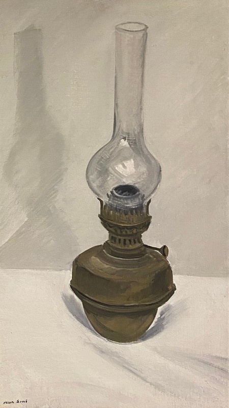 20Th Century Swedish School 'Oil Lamp'-panter-hall-decorative-2-oil-lamp-2-main-637828710504675553.jpeg