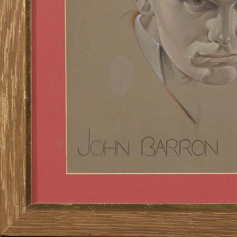 20Th Century British Artist Thomas Manton 'Portrait Of John Barron, 1941'-panter-hall-decorative-2-thomas-manton-portrait-of-john-barron-cropped-main-638181295061099784.jpeg