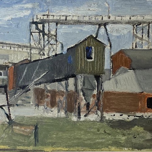 20Th Century Swedish School ‘Dockside Buidings’