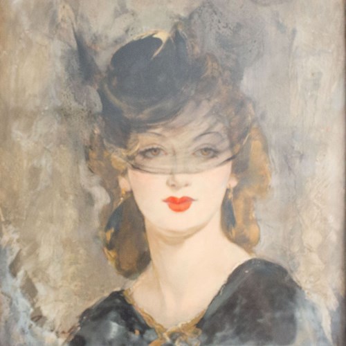 Lady In A Black Hat