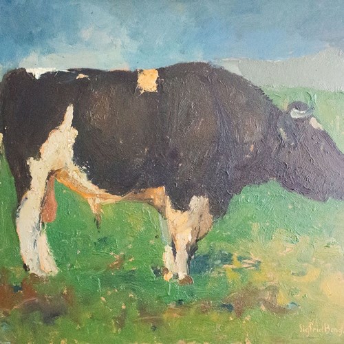 20Th Century Swedish School 'Standing Bull'