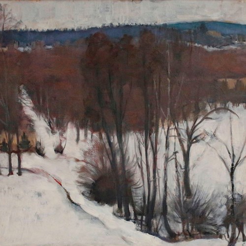 Elsa Backlund-Celsing (1880-1974) 'Winter Valley'