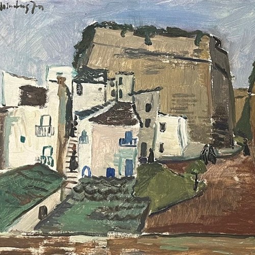 20Th Century Swedish School 'Southern Town'