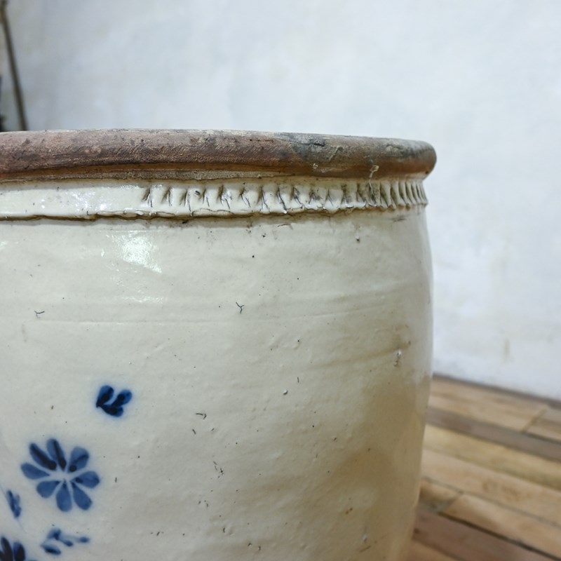 A Large Blue & White 19Th Century Ovoid Cizhou Wear Storage Jar - Planter -pappilon-dsc-1247-main-638082853344080023.jpg