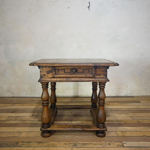 18Th Century North Italian Walnut Centre Table