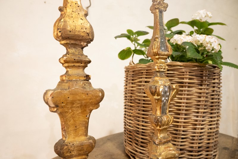 Pair - 18th Century Gilded & Mirrored Candlesticks-pappilon-dsc-1634-main-637772647146569855.jpg