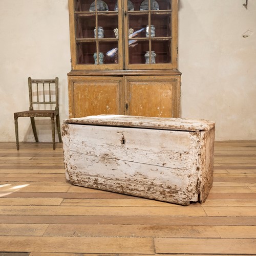 A 19th Century Rustic Country House Trunk 