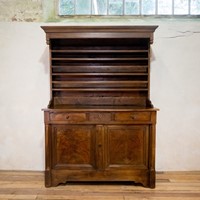 18th Cent French Empire Farmhouse Walnut Dresser