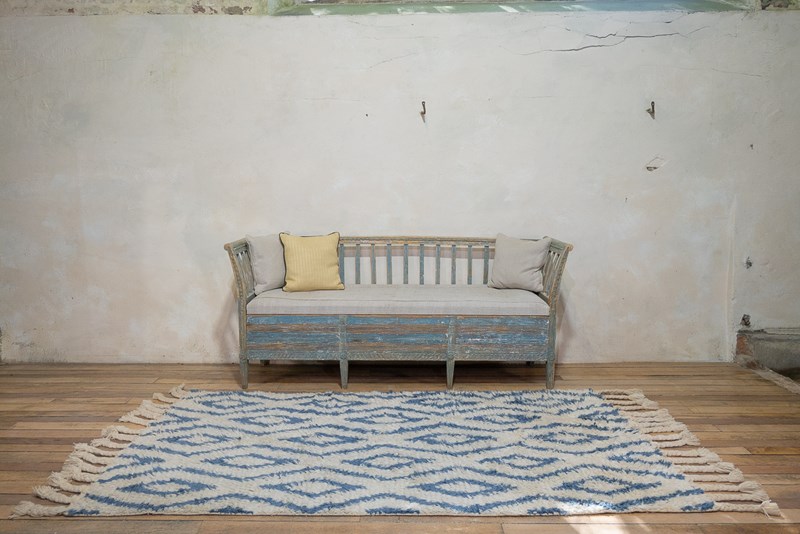 A Large Decorative Mid 20Th Century Moroccan Berber Rug - Carpet -pappilon-dsc-4122-main-638066228810051499.jpg