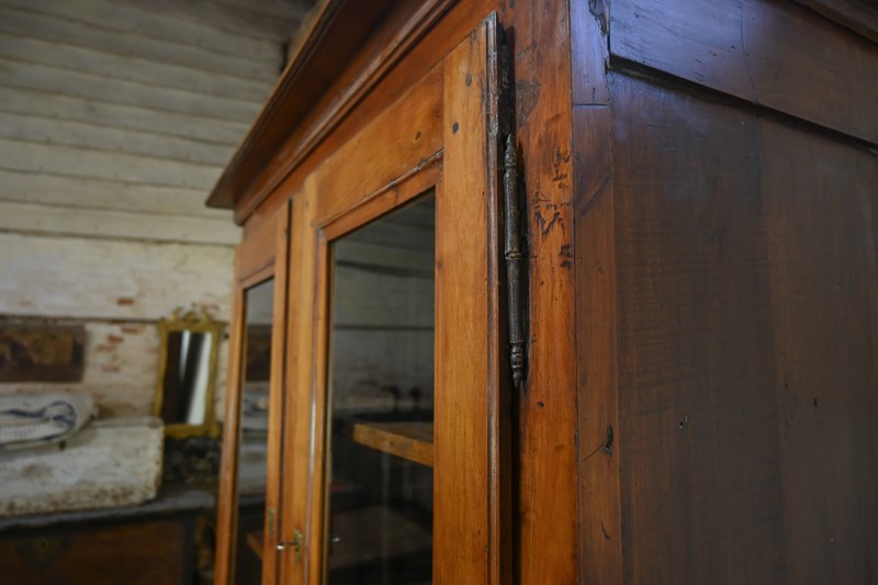 A Charming Mid 19Th Century French Cherrywood Glazed Cabinet Bookcase-pappilon-dsc-5152-main-638151824279172878.jpg